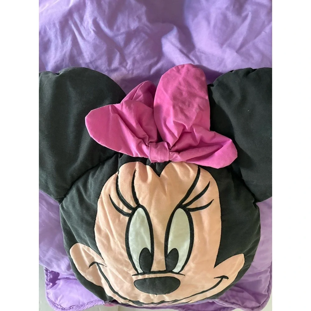 Disney Sleeping Bag Girls Minnie Mouse‎ Purple 52x22